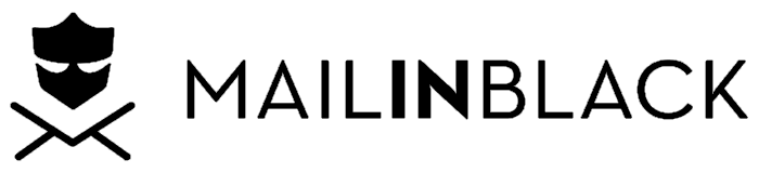 MailInBlack logo noir